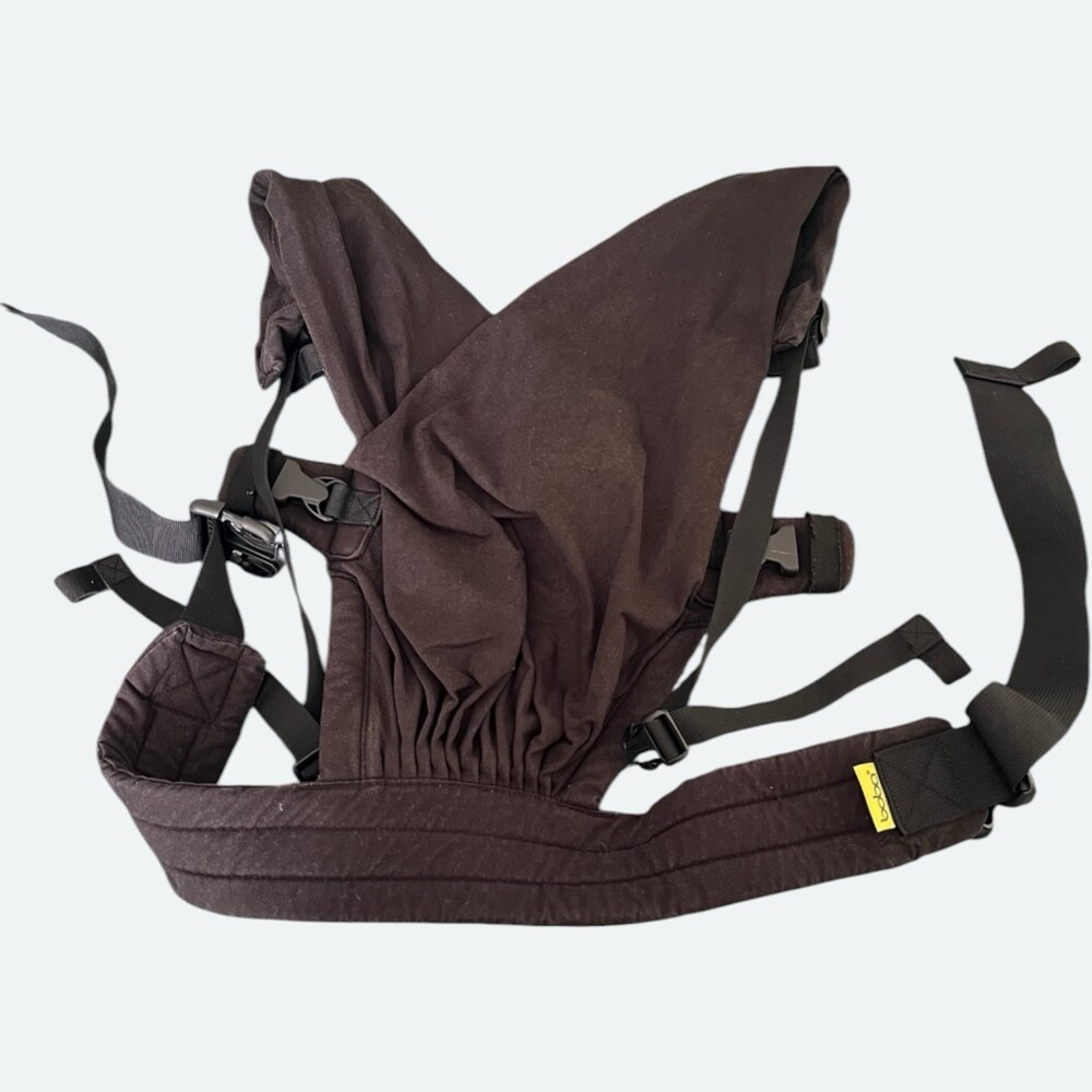 Boba Bliss Black Ergonomic Soft Structured Newborn Infant Baby Wearing Carrier
